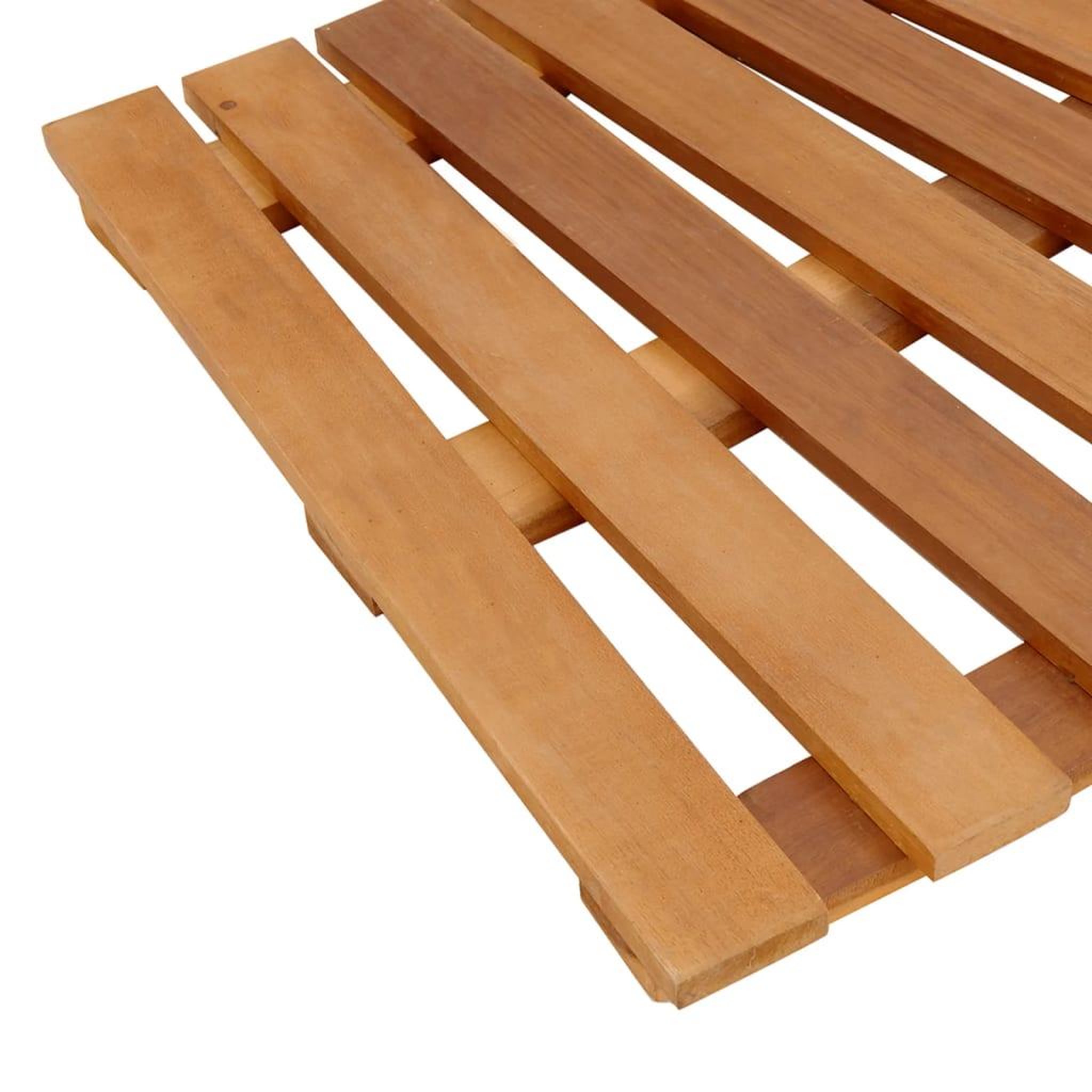 Voir la diapositive 5 : VIDAXL Cadre de bain a remous noir resine tressee bois massif d'acacia