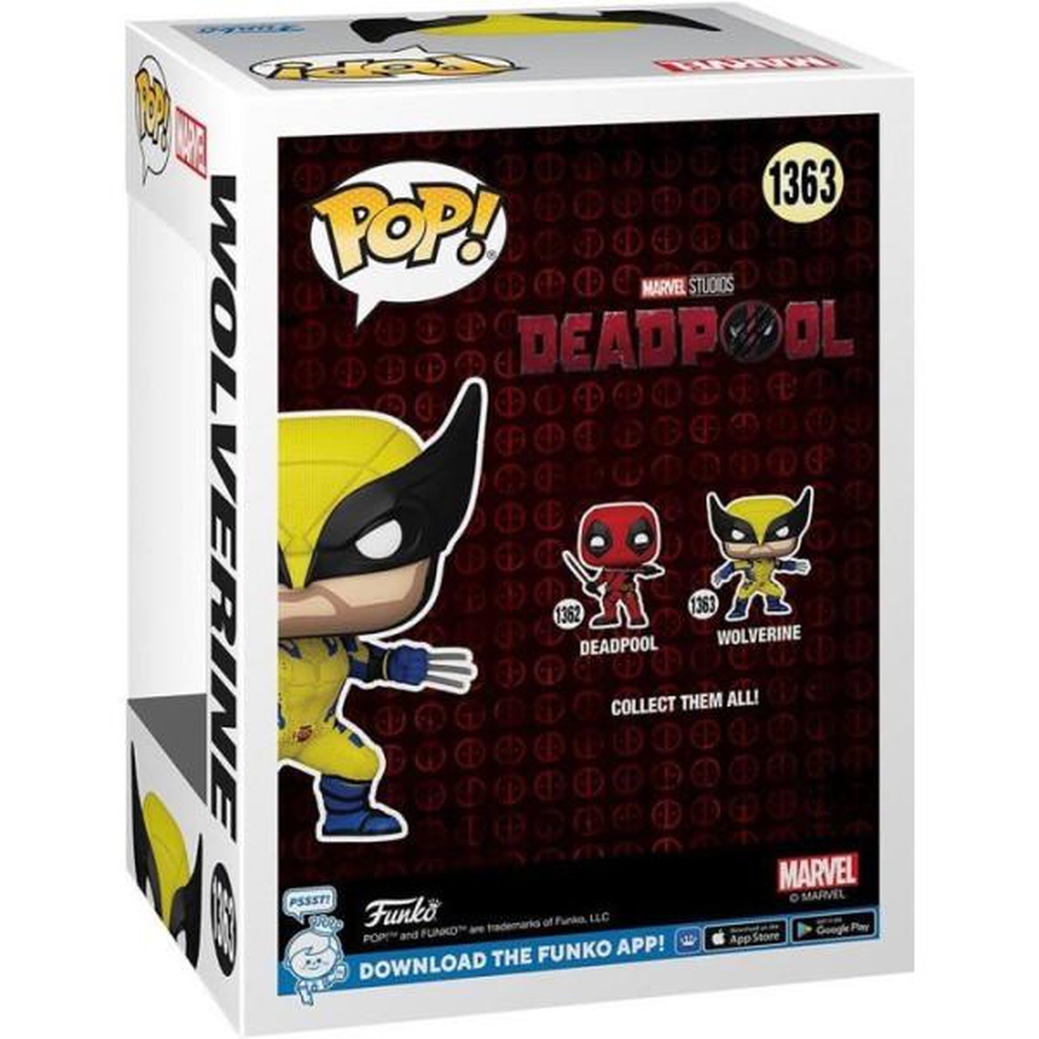 Voir la diapositive 3 : Funko Figurine Funko Pop! - Marvel Deadpool 3 - Vinyle