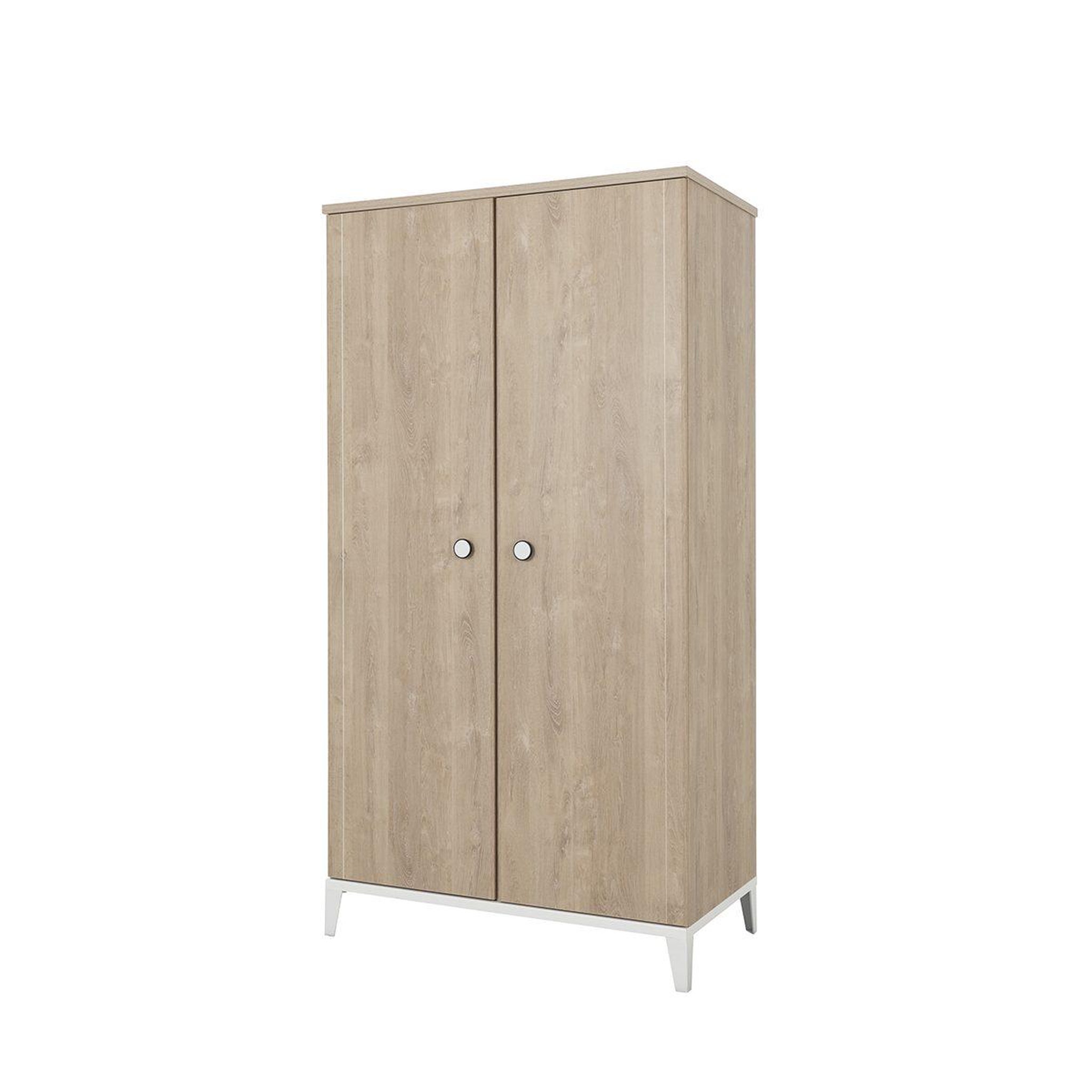 Voir la diapositive 2 : GALIPETTE Armoire 2 portes marcel chene blond