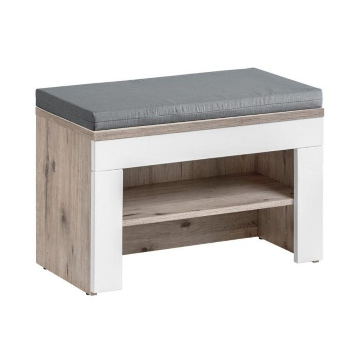 Paris Prix Meuble à Chaussures Bois avec Coussin  Gustavo  60cm Naturel