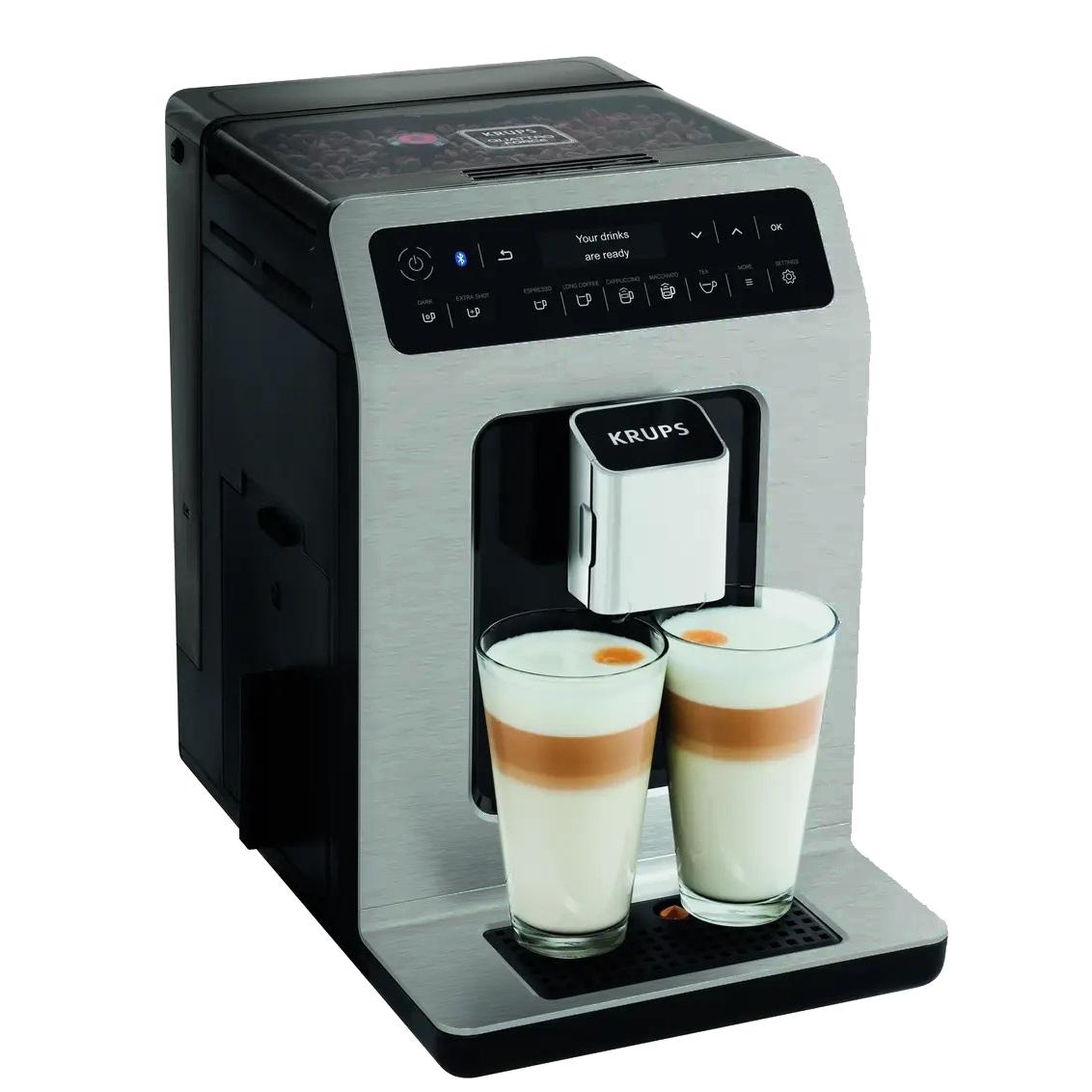 KRUPS Robot café 14 bars gris métal - ea892d10
