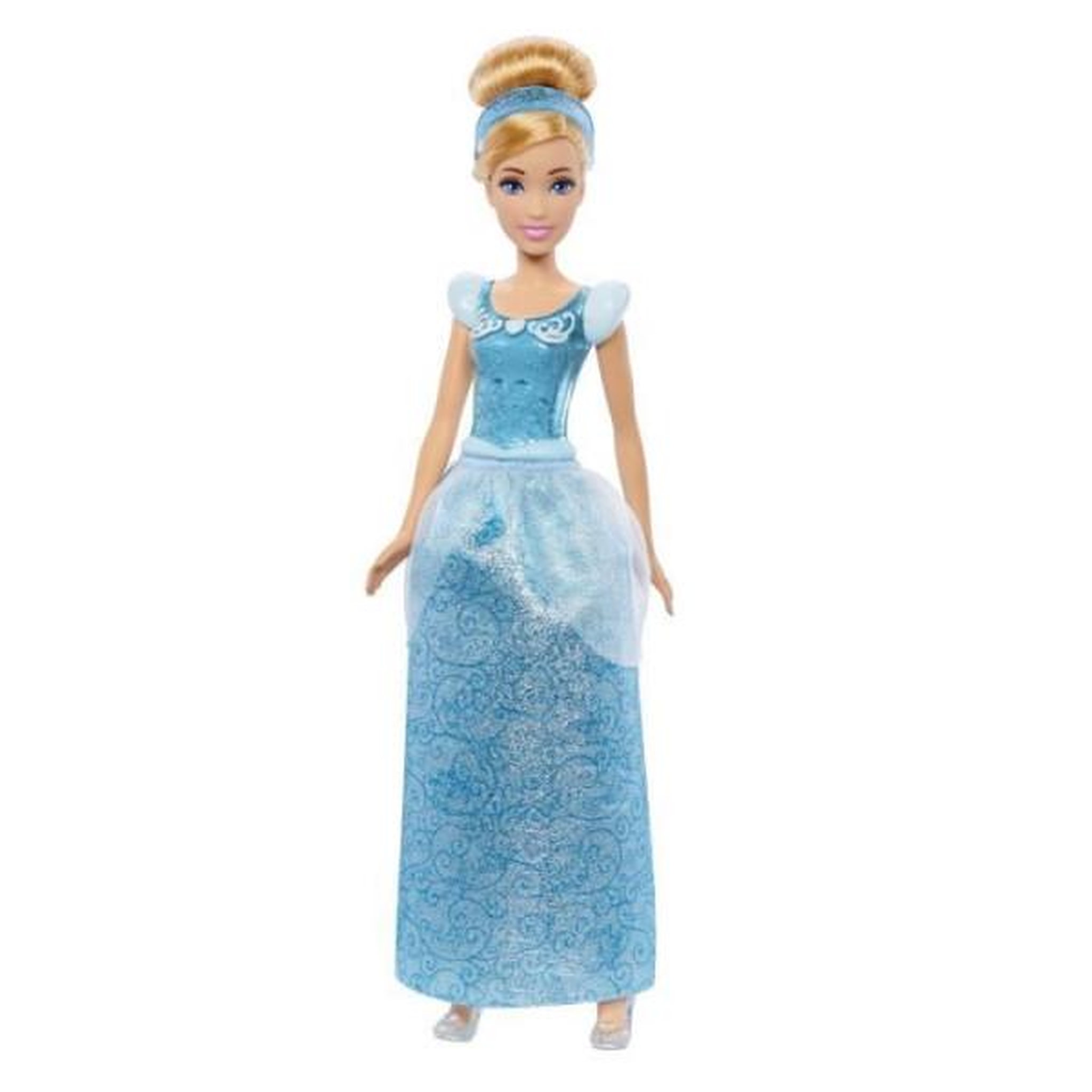 DISNEY PRINCESS Cendrillon Poupée 29 cm, Mattel Poupée Disney Princesses habillage et accessoires HLW06