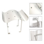 VIDAXL Capot de cheminee Acier inoxydable Argente