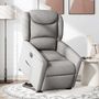 Voir la diapositive 2 : VIDAXL Fauteuil inclinable electrique gris nuage tissu