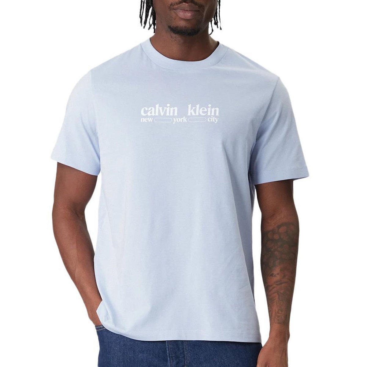 CALVIN KLEIN JEANS T Shirt Mauve Homme Calvin Klein Jeans  V14RE831G