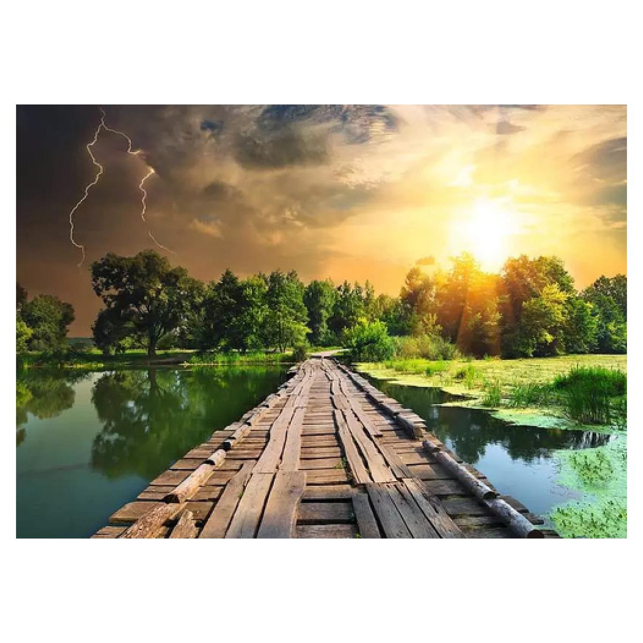 Voir la diapositive 2 : RAVENSBURGER Puzzle 1000 pieces - Lumière mystique