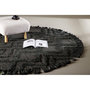Voir la diapositive 6 : Paris Prix Tapis Rond Design  Hilma  200cm Gris Foncé
