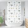 Voir la diapositive 2 : VIDAXL Store enrouleur de douche 130x240 cm largeur du tissu 126 cm