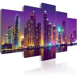 Paris Prix Tableau Imprimé  Purple Nights. Coloris disponibles : Multicolore