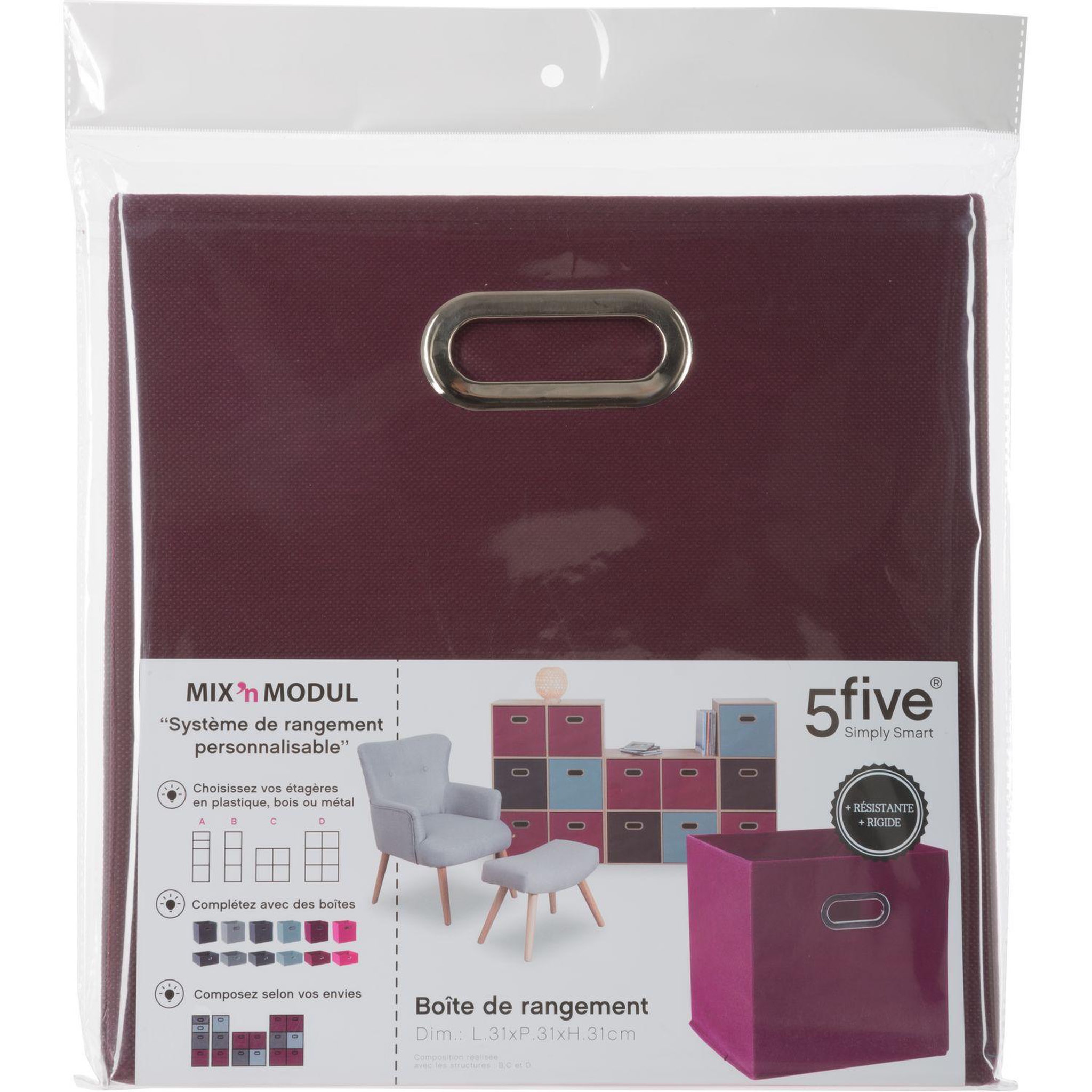 Voir la diapositive 3 : ATMOSPHERA Boite de rangement pliable