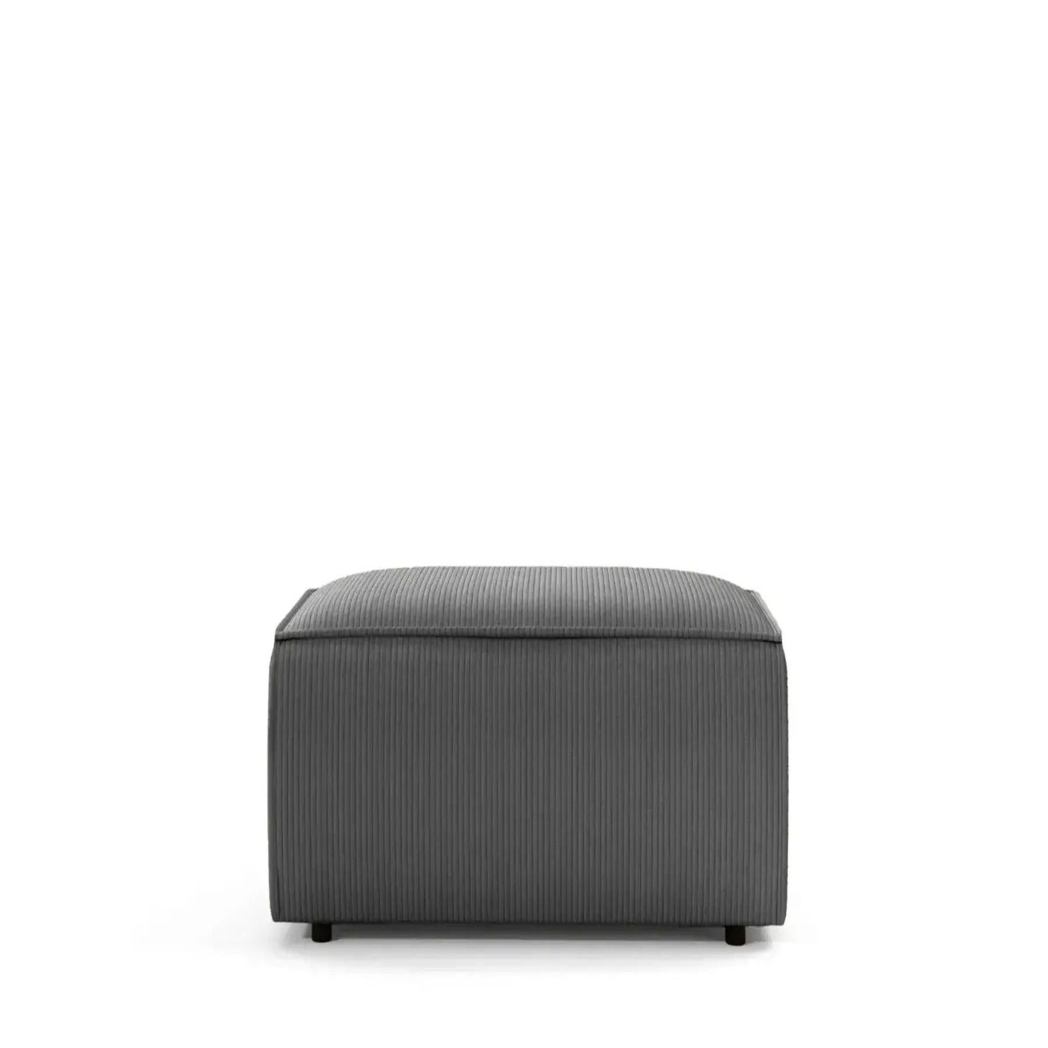 Voir la diapositive 1 : CASANOVA PARIS Jade - pouf velours côtelé
