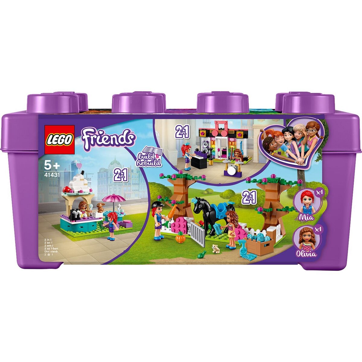 LEGO Friends 41431 La boîte de briques de Heartlake City