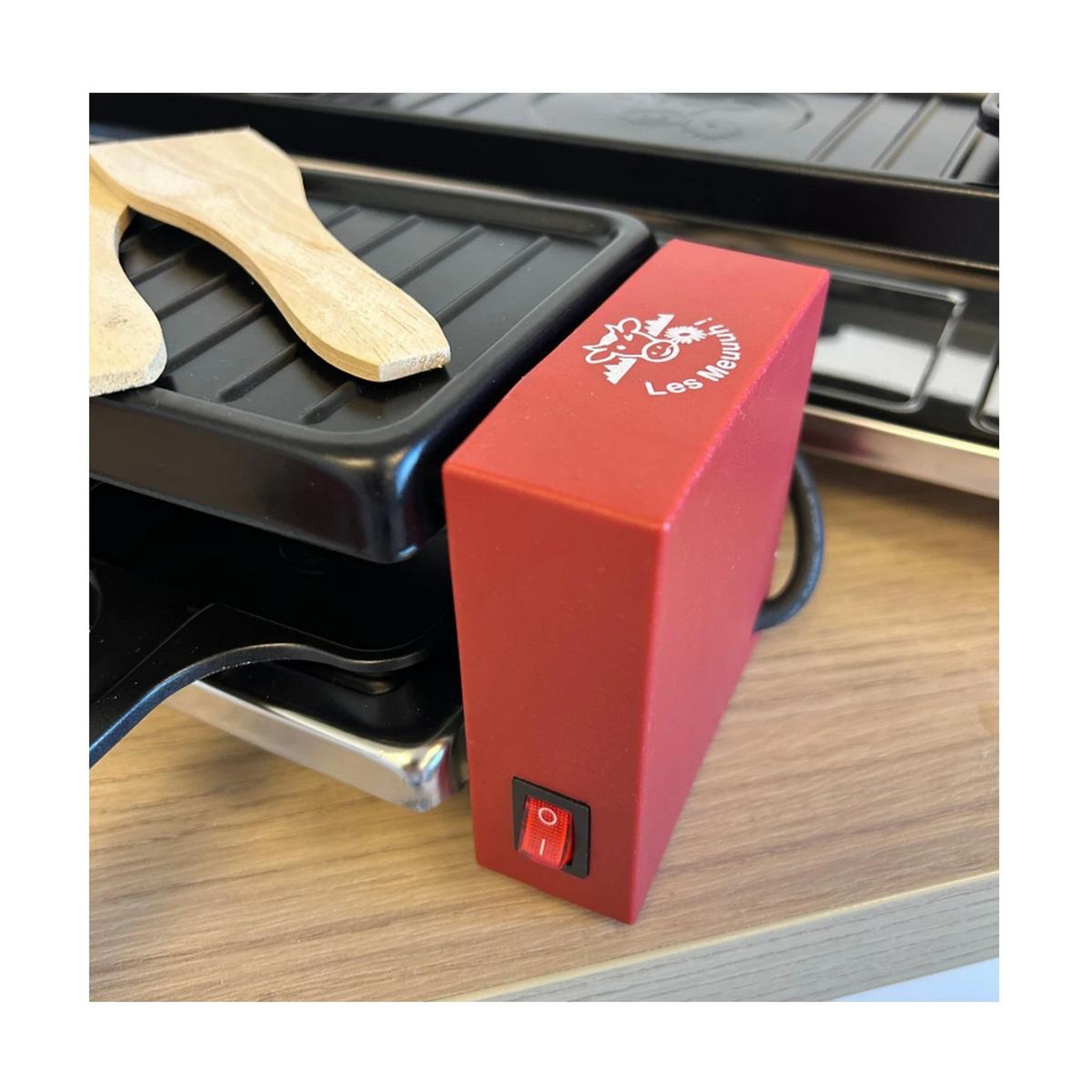 Voir la diapositive 2 : LITTLE BALANCE Appareil à raclette+grill 4 personnes 800w - 8945