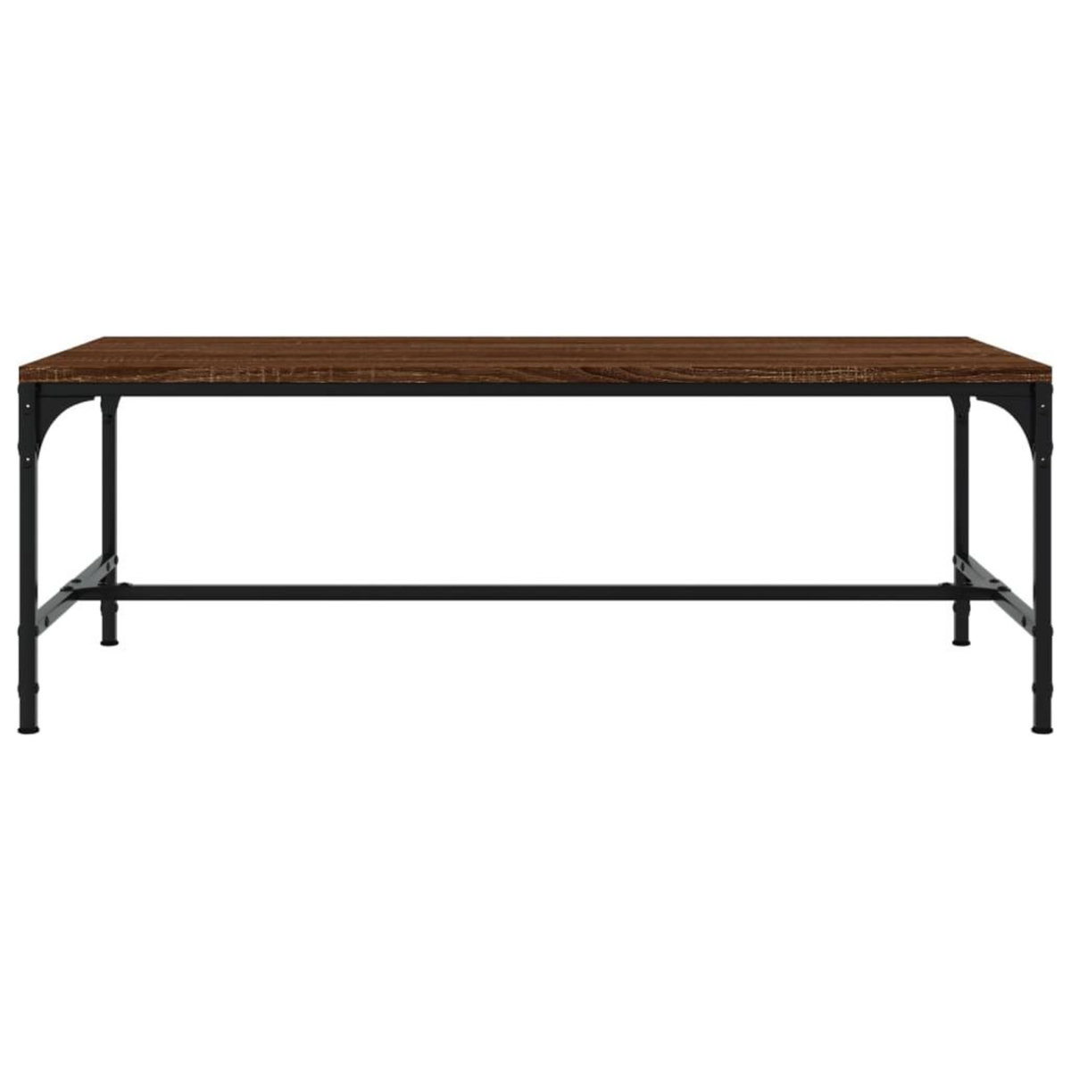 VIDAXL Table basse Chene marron 80x50x35 cm Bois d'ingenierie