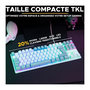 Voir la diapositive 3 : THE G-LAB Clavier Gamer - The G-Lab - KEYZ CAESIUM - RGB - Blanc & gris - TKL