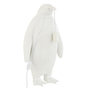 Voir la diapositive 3 : Paris Prix Lampe à Poser en Résine  Pingouin  59cm Blanc