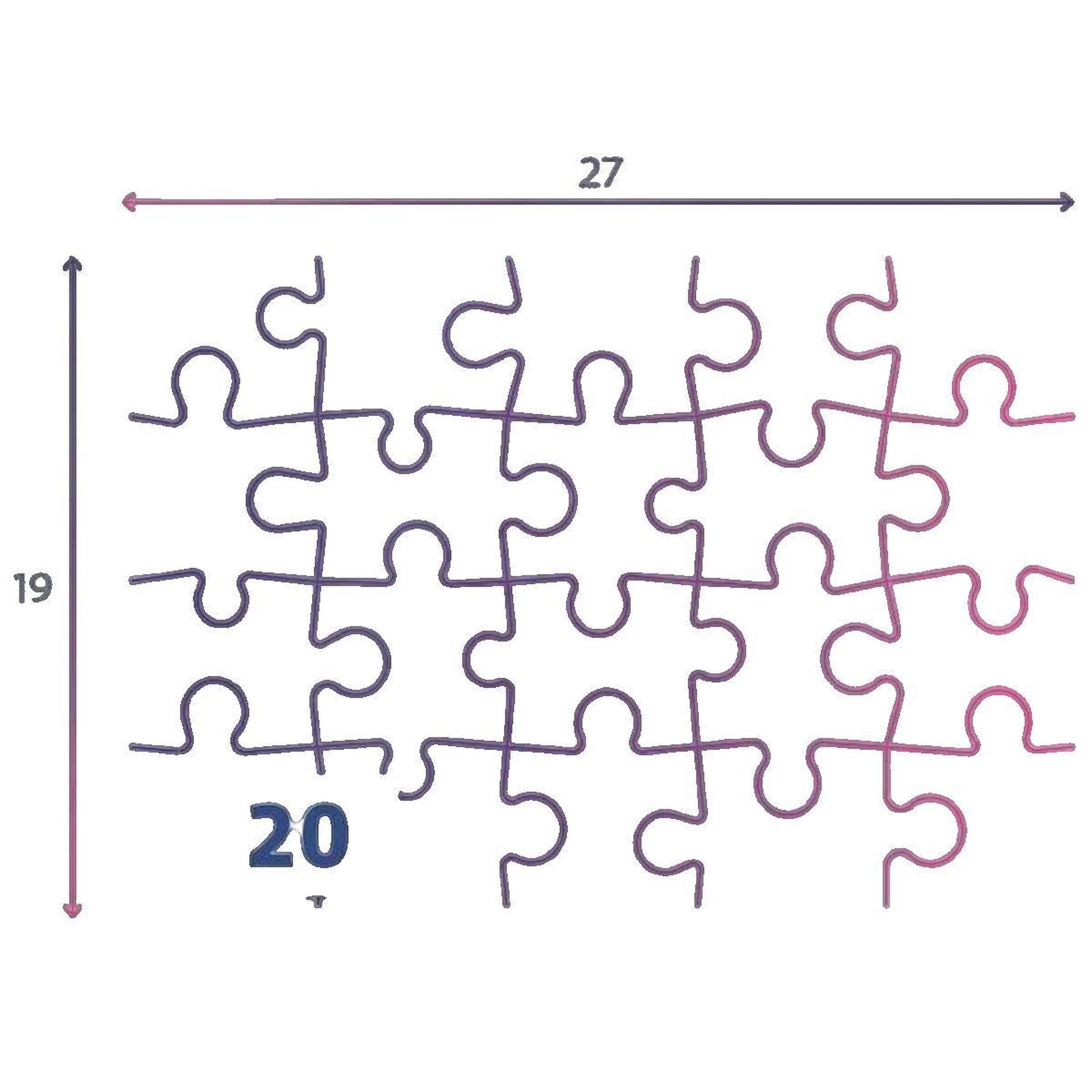 Voir la diapositive 3 : CLEMENTONI Puzzle 2 x 20 pièces - Disney Princess - CLEMENTONI