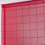 Paris Prix Paire de Voilages  Eulalie  60x160cm Rouge