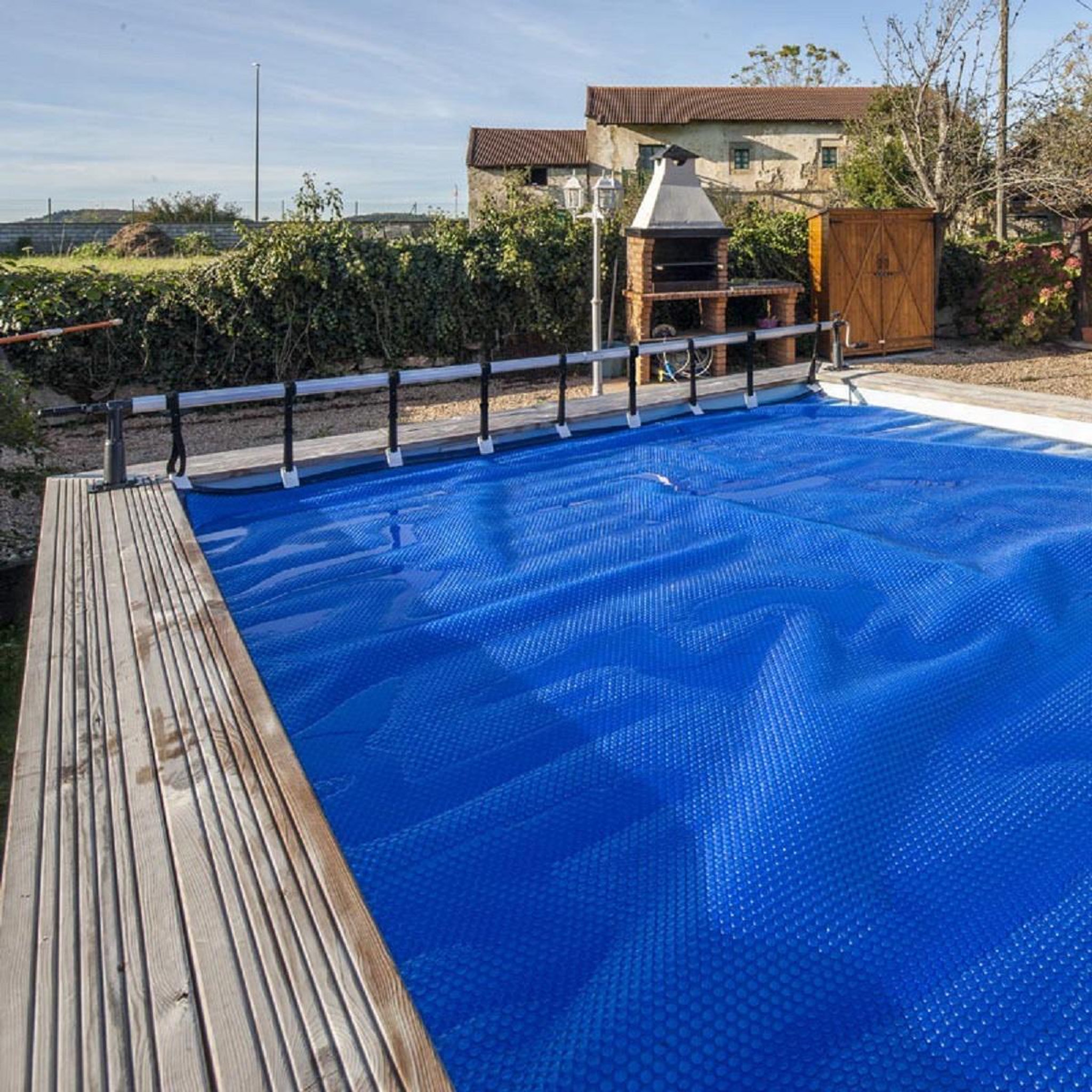 Voir la diapositive 3 : GRE Enrouleur pour piscine hors-sol - Jusqu'à 5-80m
