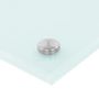 Voir la diapositive 6 : VIDAXL Dosserets de cuisine 2 pcs blanc 70x60 cm verre trempé