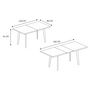 Voir la diapositive 3 : TOILINUX Table extensible pour 4 à 6 personnes
