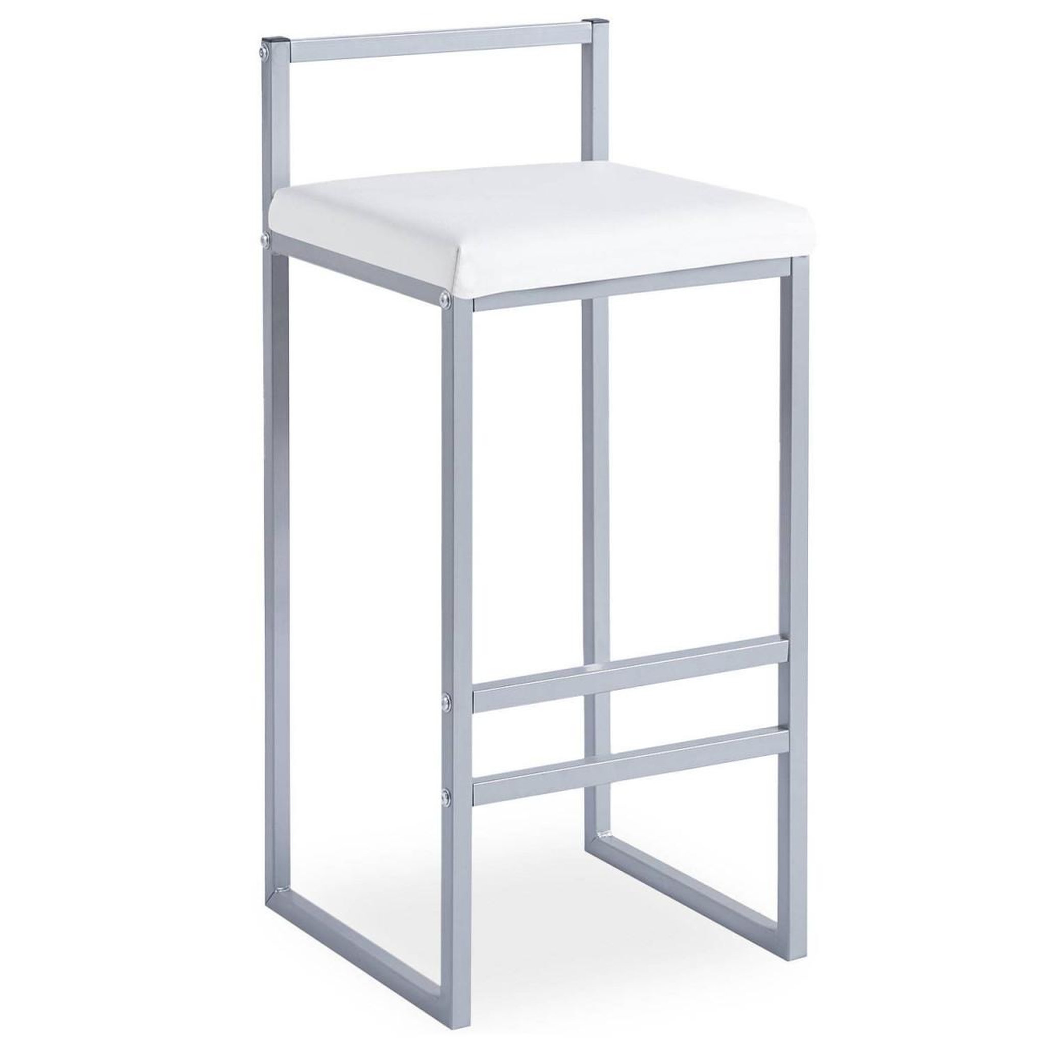 Voir la diapositive 2 : Paris Prix Tabouret de bar design  dakota  80cm blanc