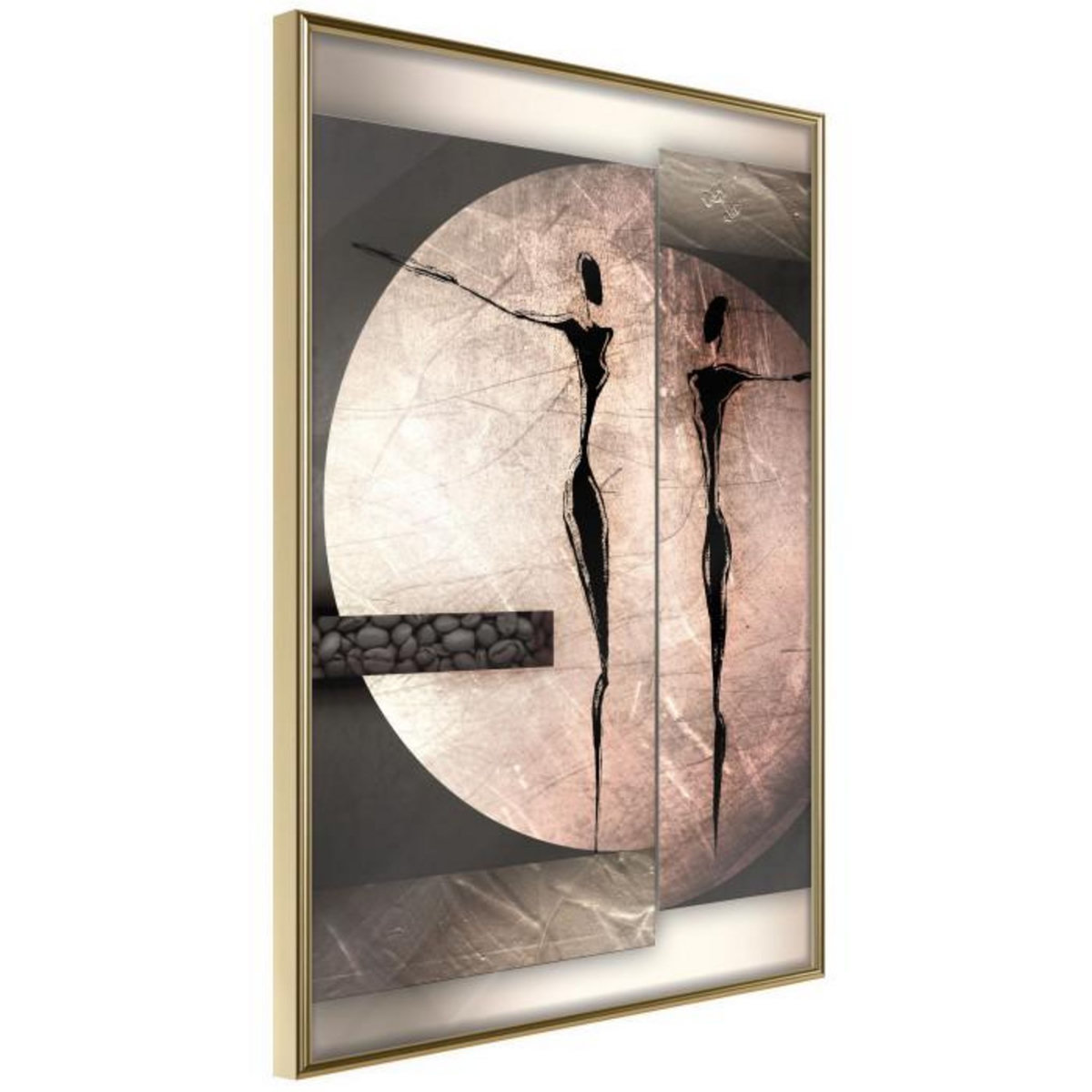 Paris Prix Affiche Murale Encadrée  Two Figures