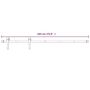 Voir la diapositive 6 : VIDAXL Kit de quincaillerie de porte coulissante 183 cm Acier Blanc