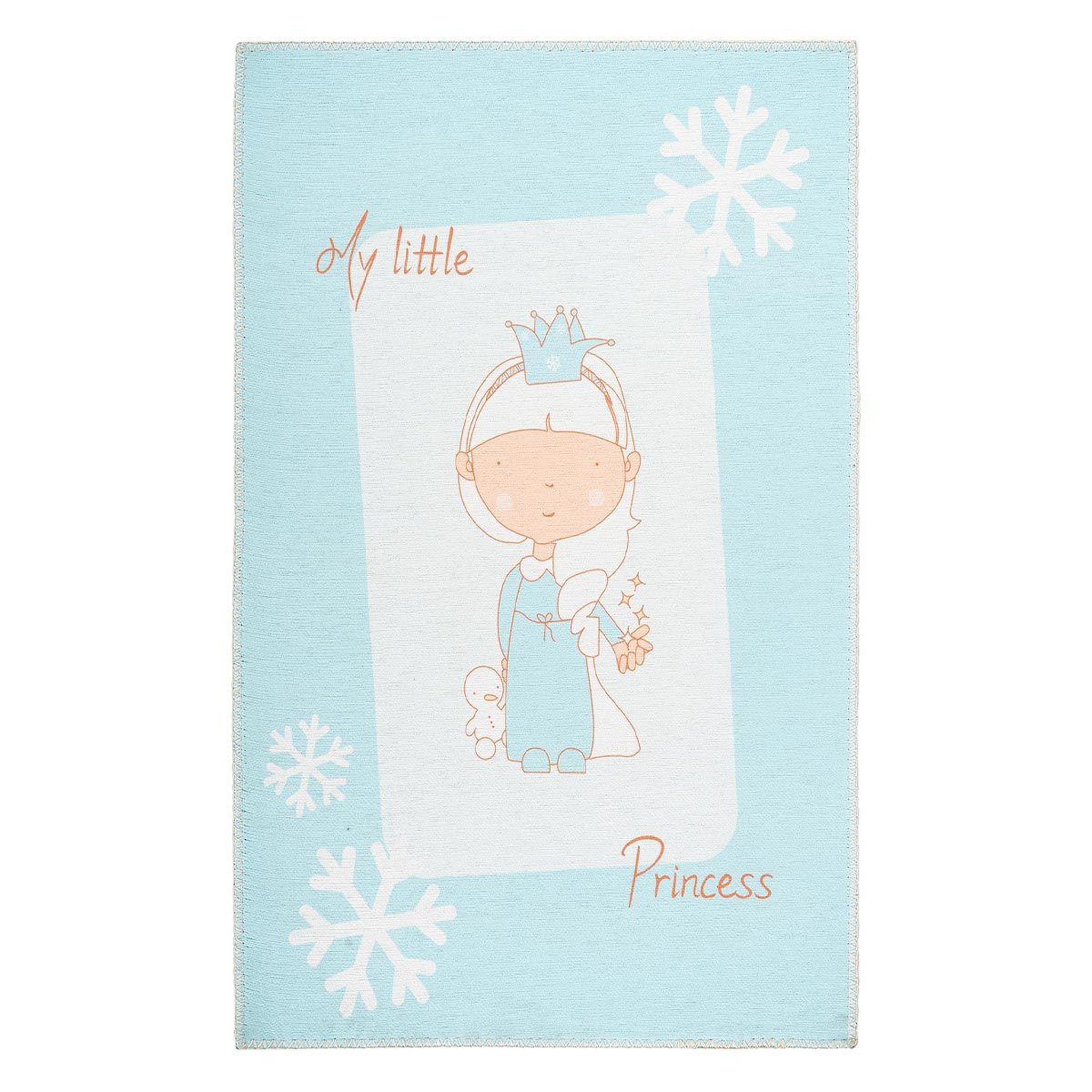 Paris Prix Tapis enfant imprimé  bambini ii  menthe. Coloris disponibles : Bleu