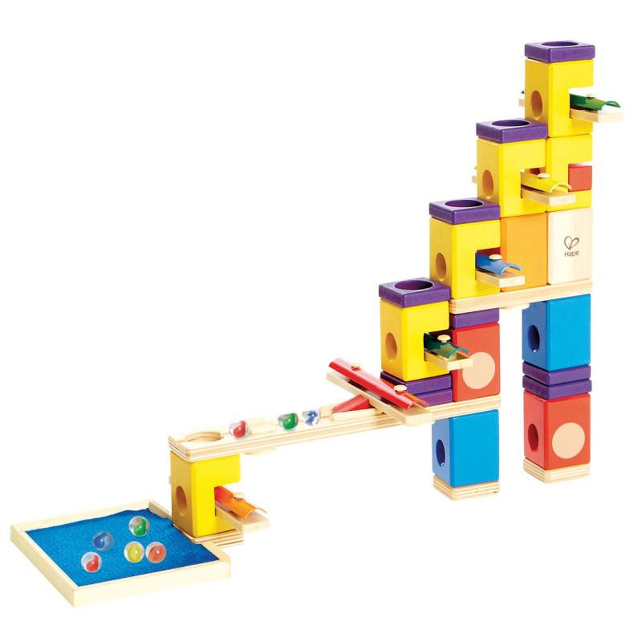 Voir la diapositive 3 : Hape HAPE Quadrilla Wooden Marble Court Music Motion, 97dlg.