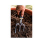 Voir la diapositive 3 : SUAN Lot de 3 outils de jardin - Suan - Fourche, râteau à fleurs et transplantoir - En aluminium