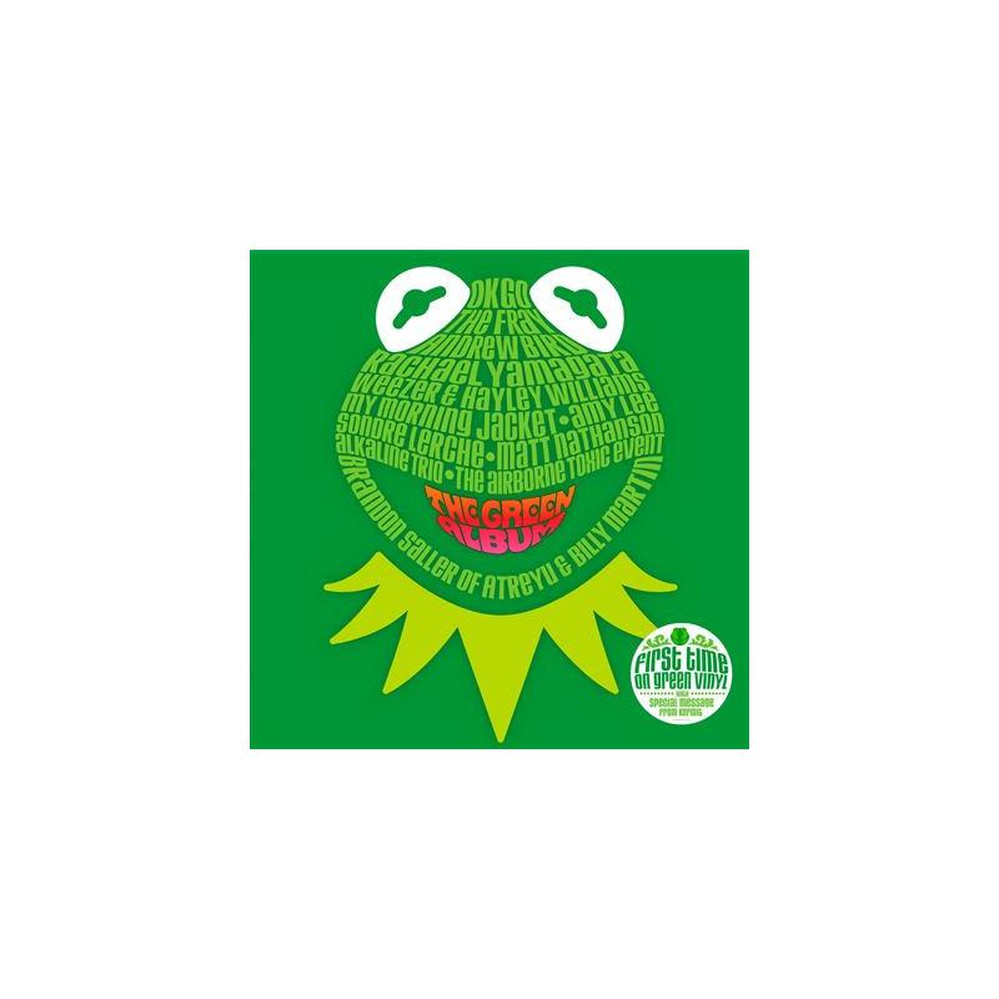 DISNEY The muppets : the green album vinyle vert 33t, édition green vinyl, disney