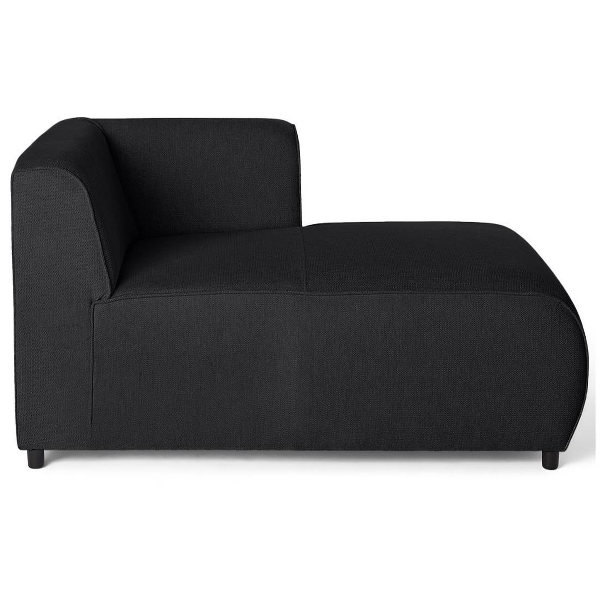 Voir la diapositive 5 : LISA DESIGN Suaro - module d'assise méridienne droit en tissu texturé