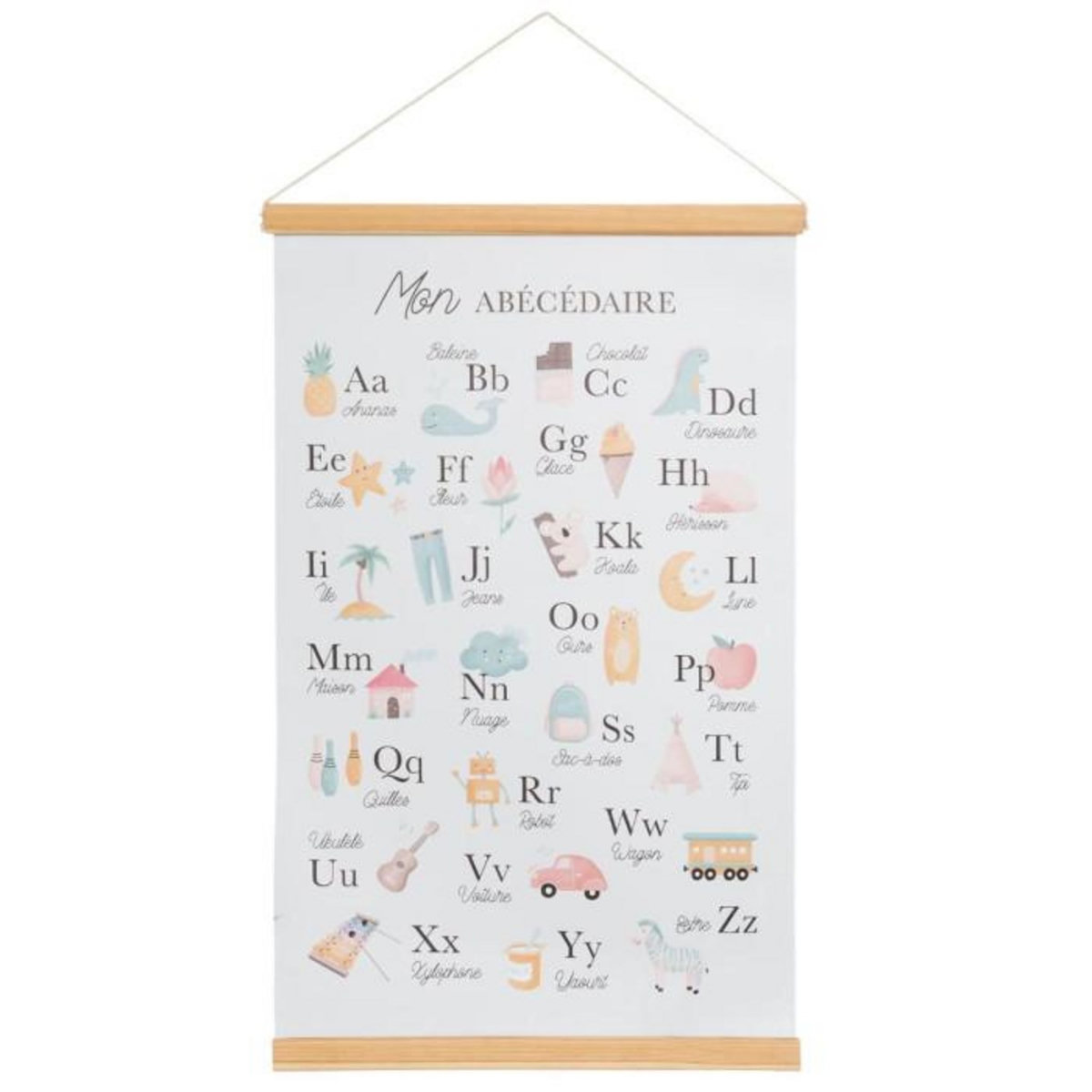 Atmosphera Kids Décoration Murale Enfant  Bi Face  60cm Multicolore
