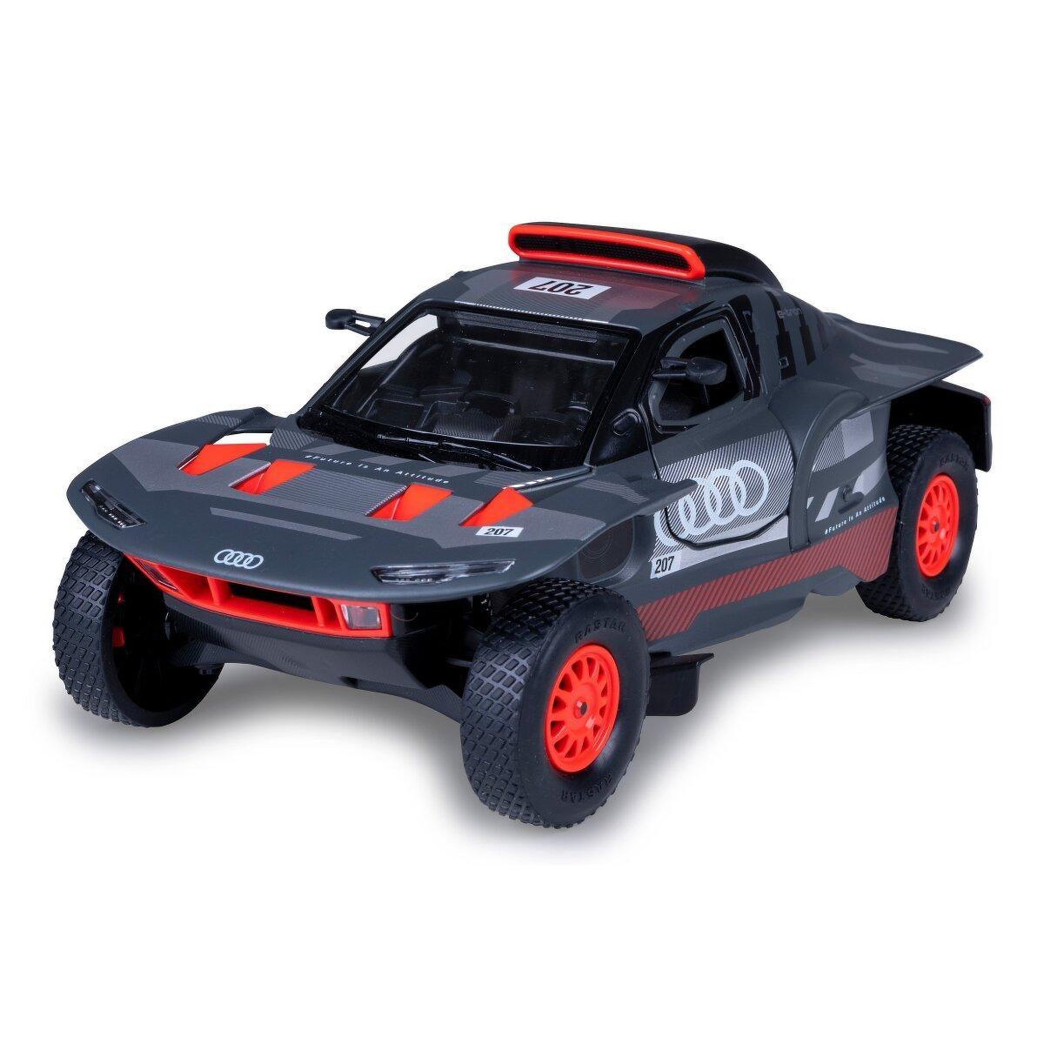 Voir la diapositive 4 : Jamara Audi rs q e-tron diecast 1:24 gris porte manuelle