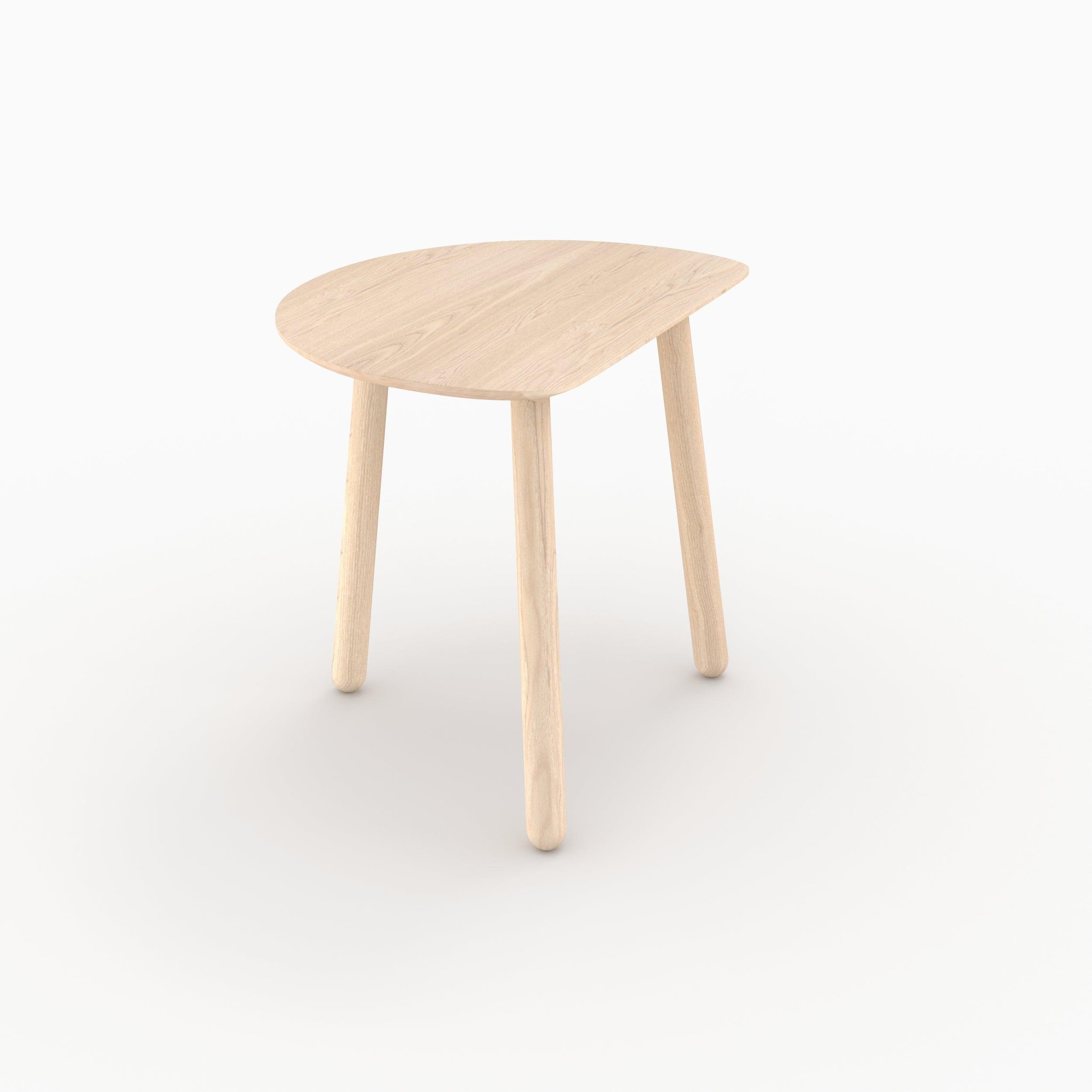 Voir la diapositive 3 : MAISON PAVANE Tables gigognes en bois de frêne effet blanchi-montaine