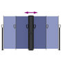 Voir la diapositive 5 : VIDAXL Auvent lateral retractable bleu 140x600 cm