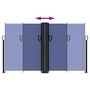 Voir la diapositive 5 : VIDAXL Auvent lateral retractable bleu 140x600 cm