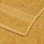 Voir la diapositive 6 : VIDAXL Serviettes de visage 4 pcs doré 30x30 cm 360 g m² 100% coton