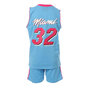 Voir la diapositive 2 : SPORTZONE Miami Ensemble de basket Bleu/Rose Enfant Sport Zone