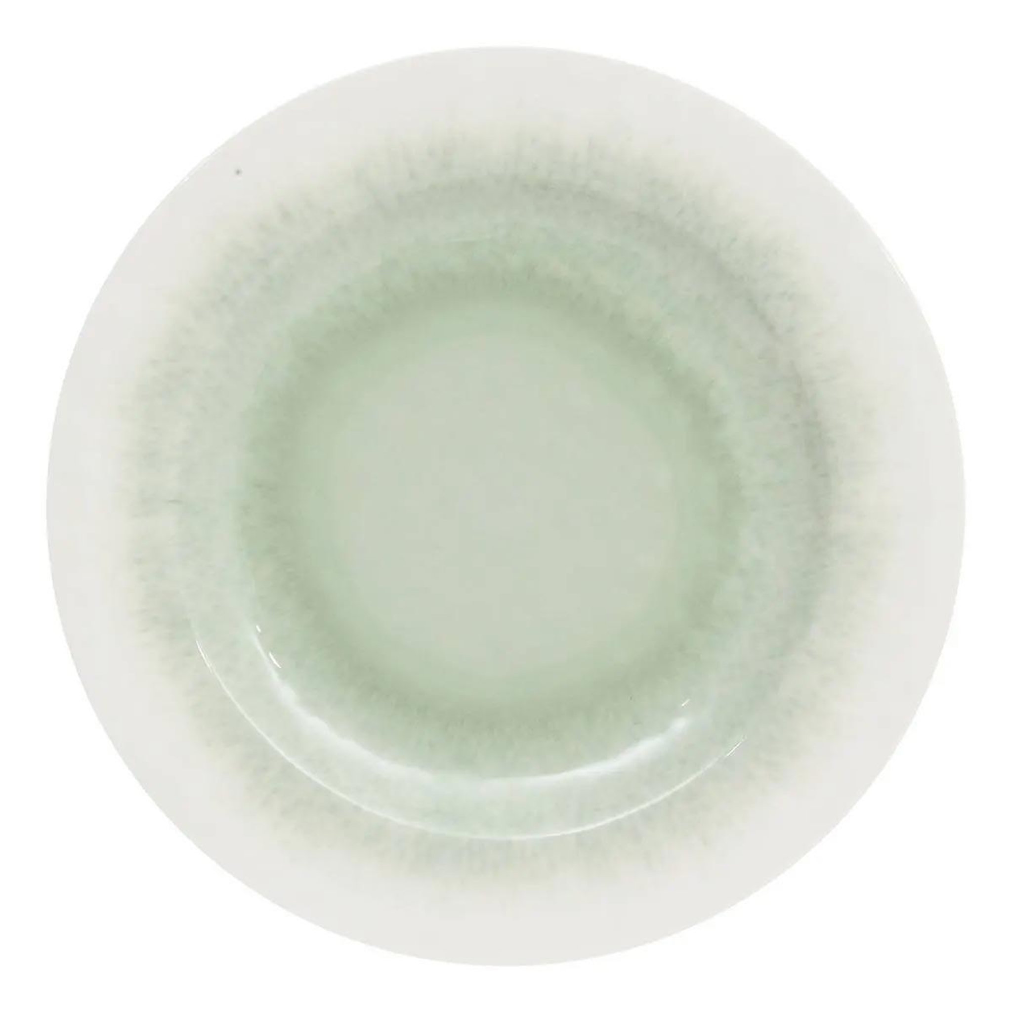 SECRET DE GOURMET Lot de 6 Assiettes Plates  Clara  28cm Vert