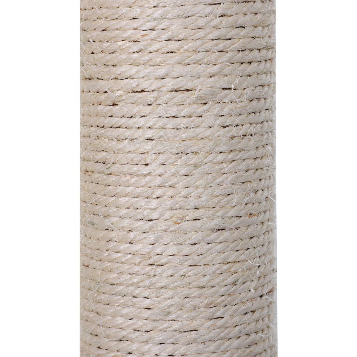 PAWHUT Arbre à chat 3 griffoirs grattoirs sisal naturel plateforme hamac et boule suspendue dim. 50L x 36l x 70H cm peluche haute densité 220 g/m² gris