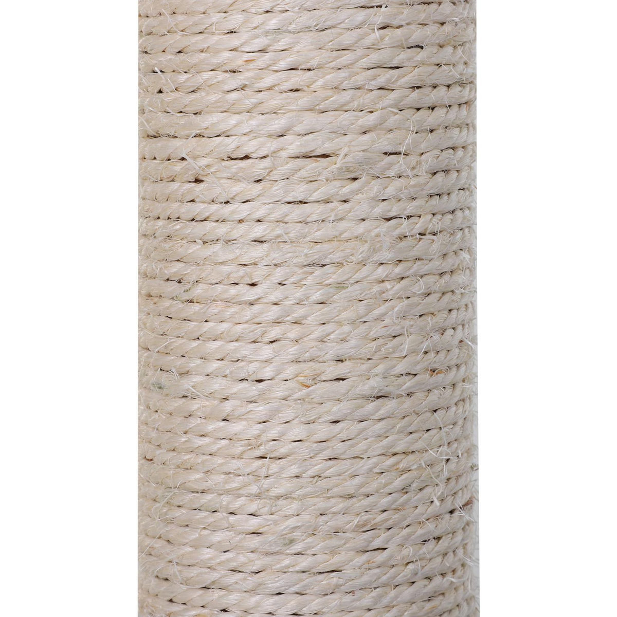 PAWHUT Arbre à chat 3 griffoirs grattoirs sisal naturel plateforme hamac et boule suspendue dim. 50L x 36l x 70H cm peluche haute densité 220 g/m² gris