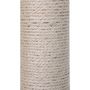 Voir la diapositive 5 : PAWHUT Arbre à chat 3 griffoirs grattoirs sisal naturel plateforme hamac et boule suspendue dim. 50L x 36l x 70H cm peluche haute densité 220 g/m² gris