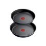 Voir la diapositive 2 : TEFAL Lot de 2 poêles aluminium 24 et 28cm + 1 poignée noir - L7239103