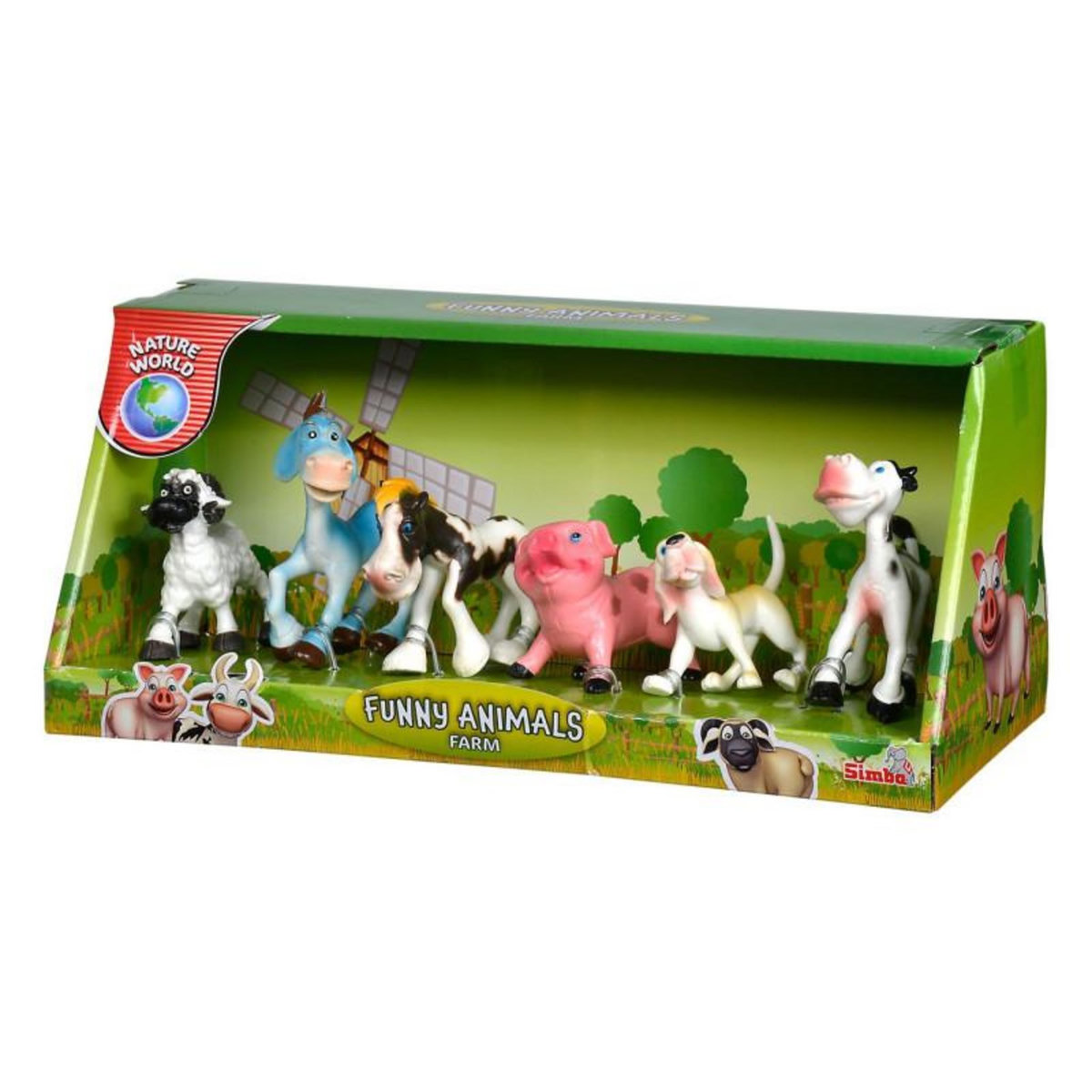 SIMBA Simba - Funny Animals - Farm, 6pcs. 104322459