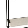 Voir la diapositive 5 : Paris Prix Étagère Murale  1 Plateau  65cm Noir & Blanc