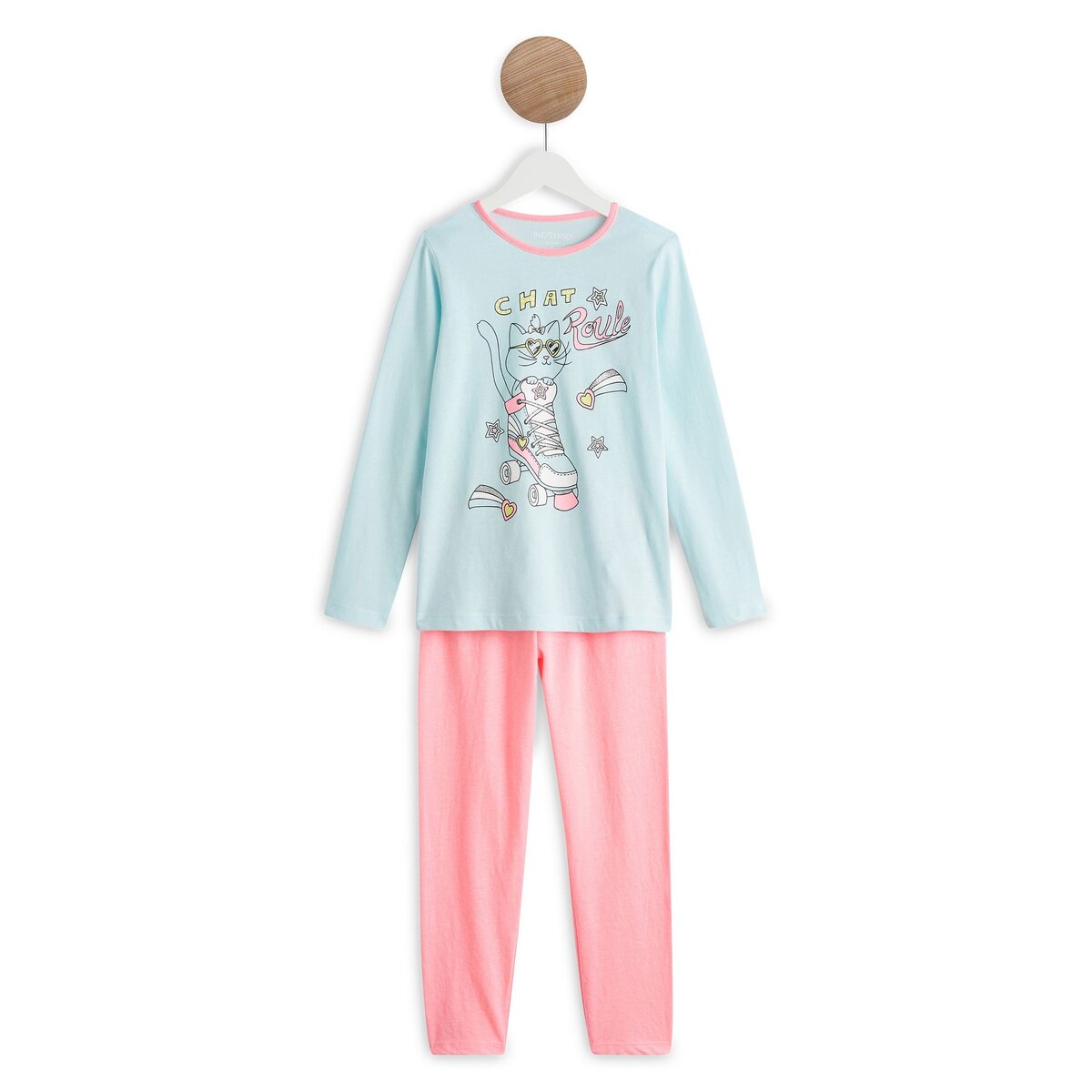 Surpyjama enfant fille motif chat : achat en ligne 