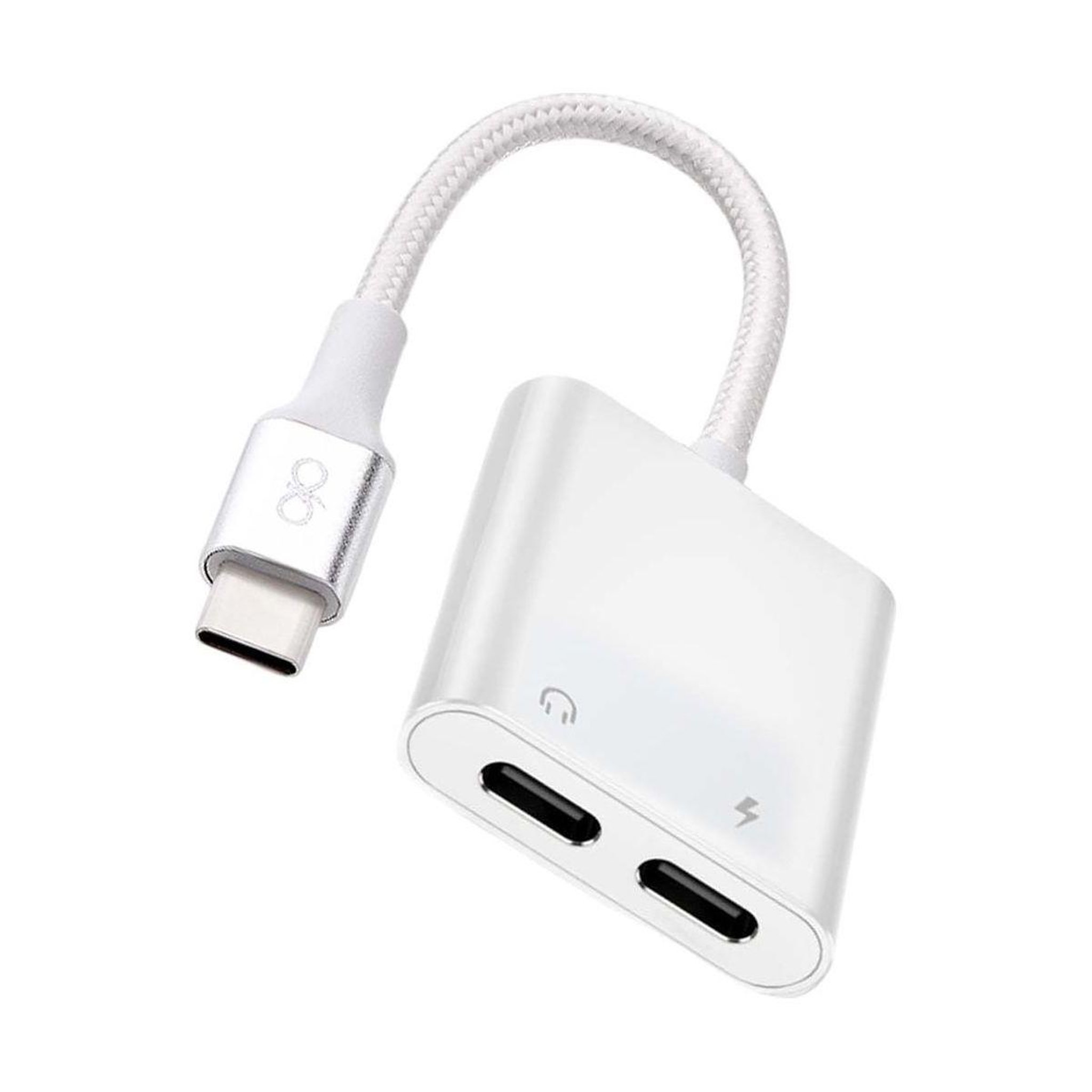Voir la diapositive 3 : FORCE POWER Adaptateur USB C USB-C/USB C+C 100W Renforcé