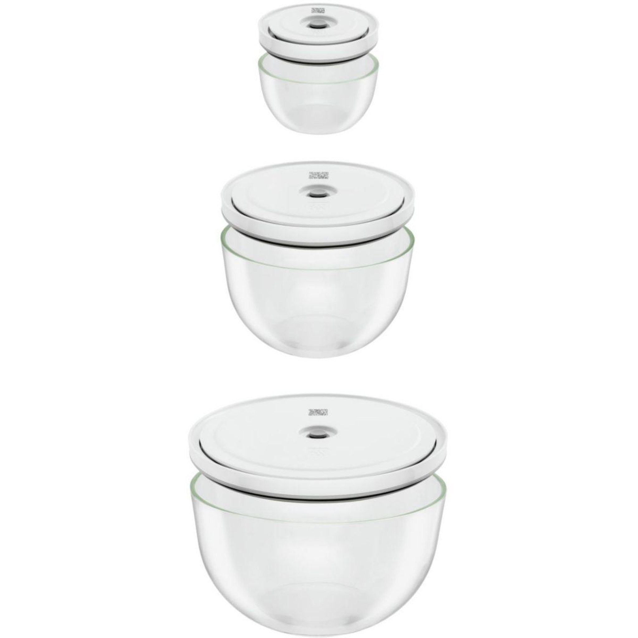 Voir la diapositive 2 : ZWILLING Boîte hermétique 3 bols en verre avec couvercle s-m-l
